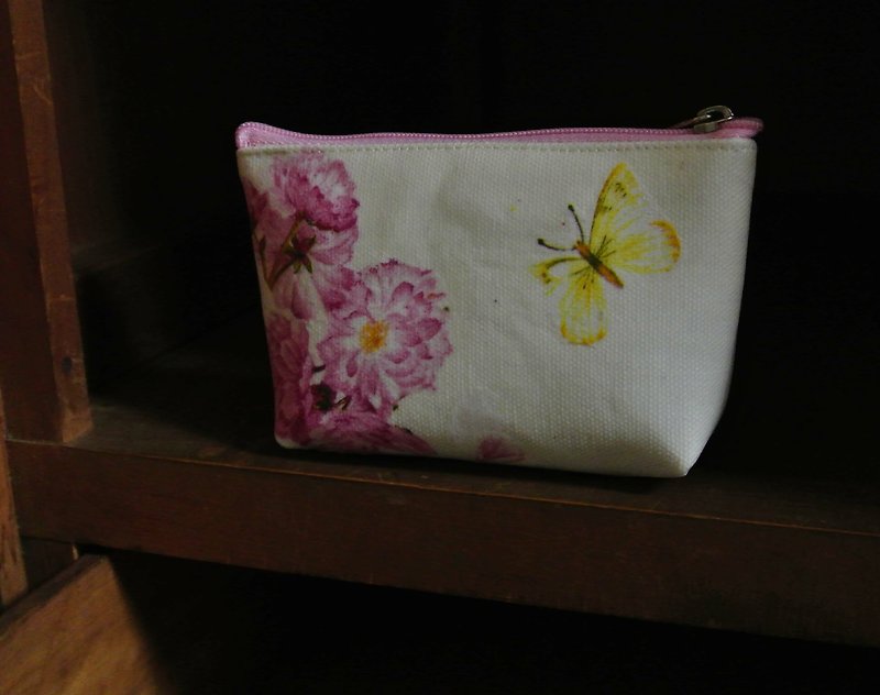 [T - C] butterfly handmade purse - Coin Purses - Other Materials 