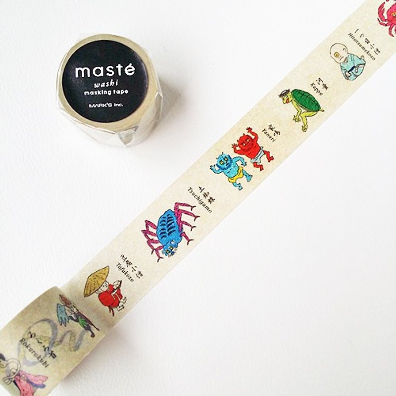 maste and paper tape Multi. Japan [Phantom (MST-MKT89-A)] - Washi Tape - Paper Multicolor