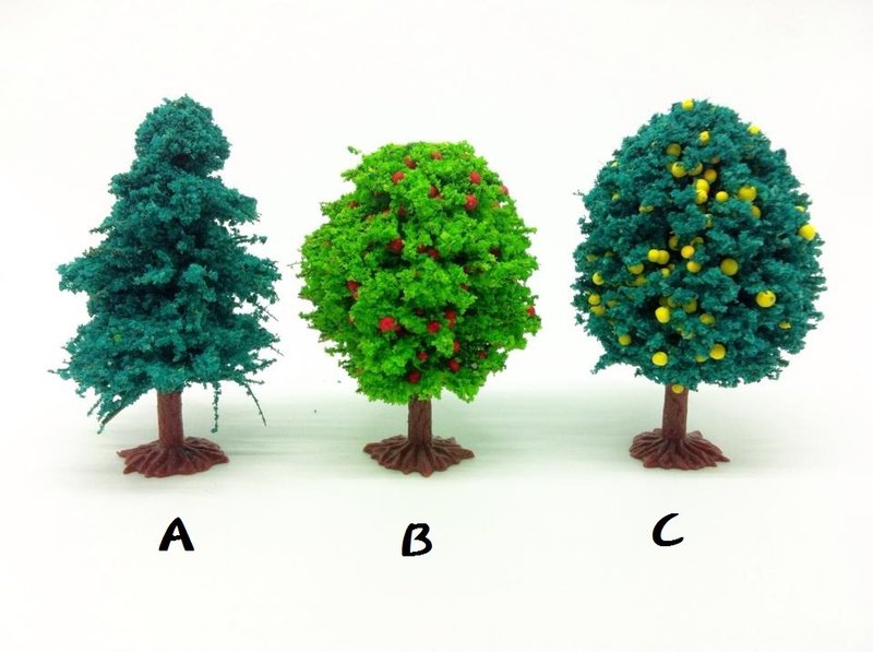 Hus x Forest | micro-forest tree planting manual model - Items for Display - Plastic Green