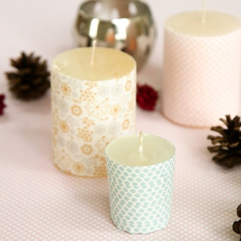 Dailylike fabric tape 北歐風布膠帶(三入) 30-雪花,E2D54067 - 紙膠帶/和紙/PET - 其他材質 多色