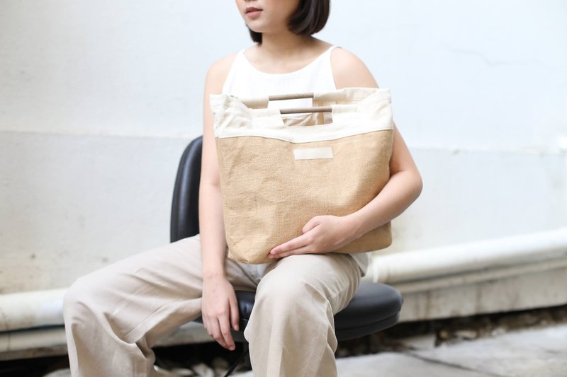The Barn Sack - 公事包 - 植物．花 咖啡色