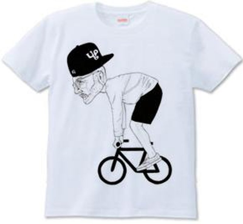 beard　bicycle（6.2oz） - 男 T 恤 - 其他材質 