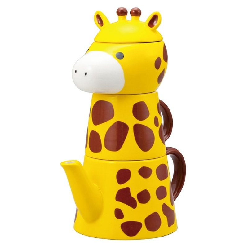 sunart cup pot set │ giraffe - Teapots & Teacups - Other Materials Yellow