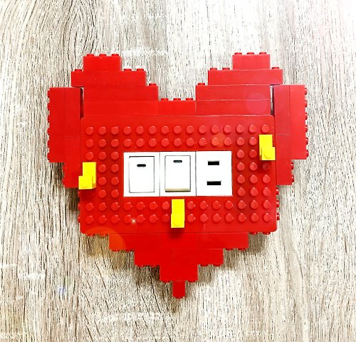 積木掛樂趣 Blocks Storage Fun おもちゃの収納の楽しみ 積木收納愛心造型組合包 相容樂高LEGO 可愛禮物