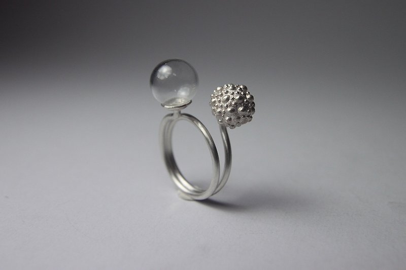 Organism Series Sterling Silver Ring Bumps - General Rings - Sterling Silver Silver