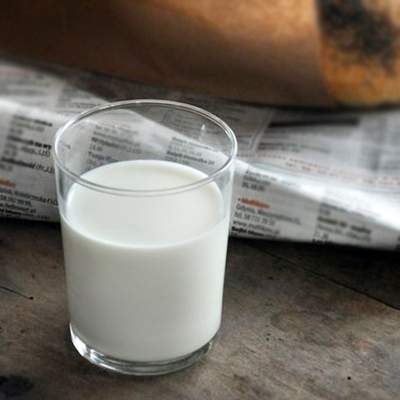180cc【MSA 牛奶杯】暖在心milk杯 (不含飲料) - 酒杯/酒器 - 玻璃 白色
