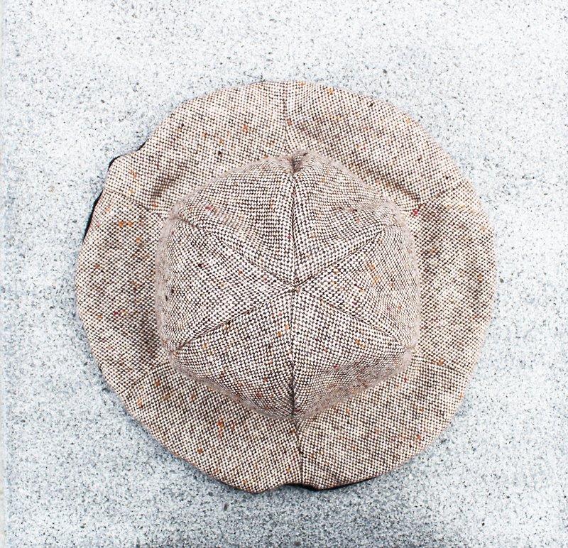 [CURLY CURLY]暖點點 /冬季限定一朵帽 A Flower of Hat - 帽子 - 其他材質 卡其色