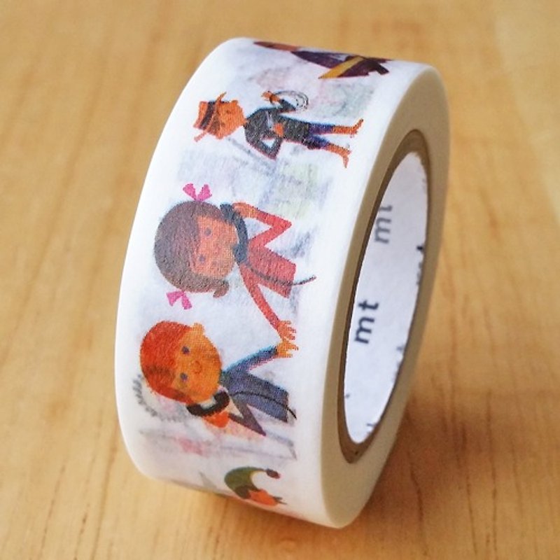 Mt x artist and paper tape [person (MTALAN01)] - Washi Tape - Paper Multicolor