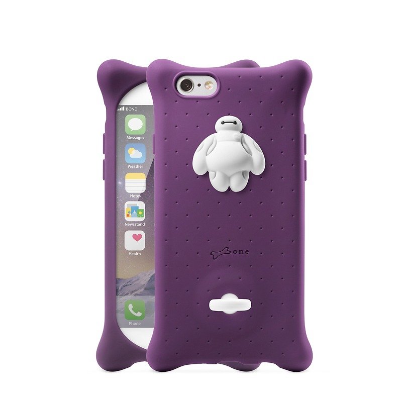 Bone iPhone 6/6S泡泡保護套- 杯麵 - 手機殼/手機套 - 矽膠 紫色