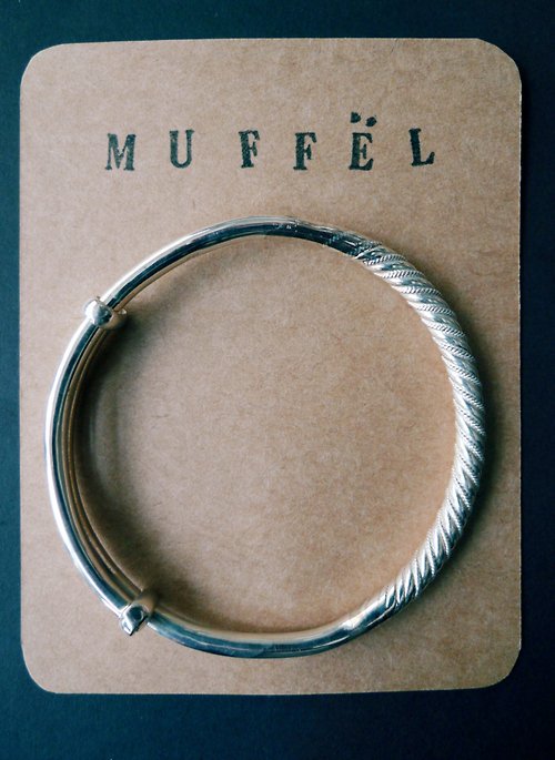 Muffel Store MUFFëL 925 Silver 純銀系列 - Pressed Circle 手鐲