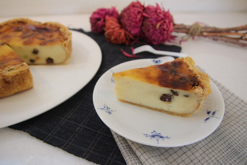 四分之三法式甜點 [ 手工蘭姆葡萄法式蛋塔 Flan ] - 蛋糕/甜點 - 新鮮食材 多色
