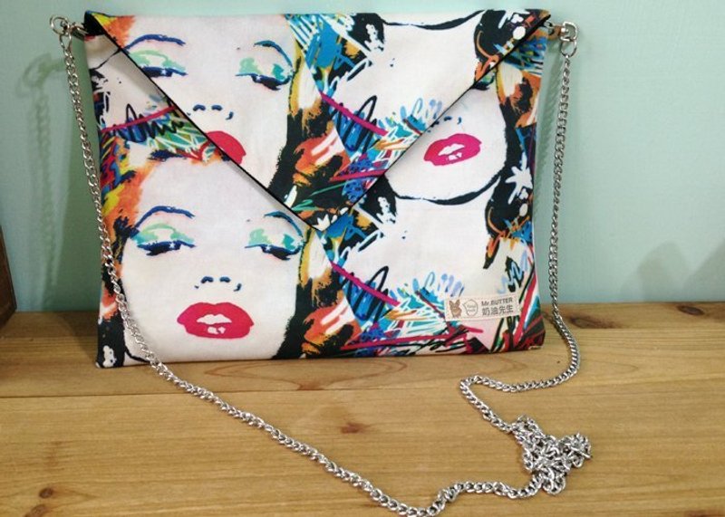 Mr. Mr.BUTTER cream │ pop graffiti Monroe. Envelope Clutch - Other - Other Materials 