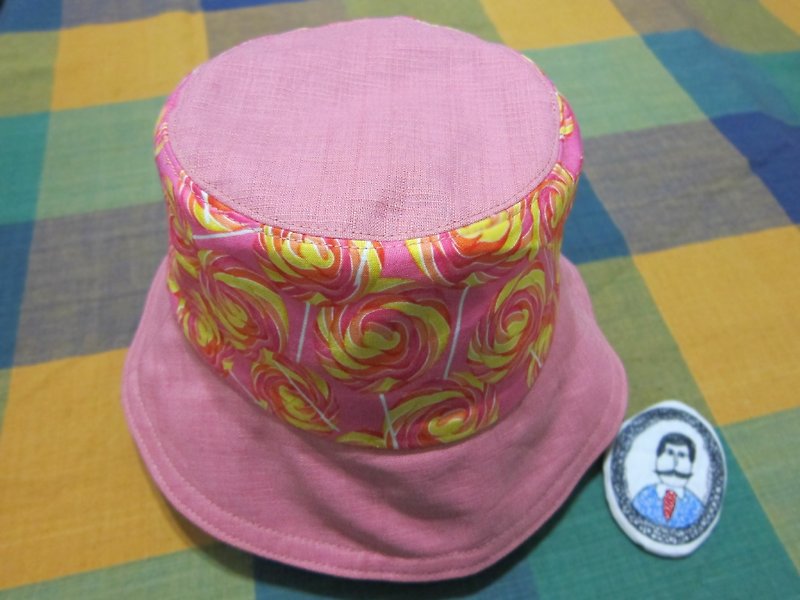 [Huarong Yue cap] Lollipop (double-sided can wear) - Hats & Caps - Other Materials Multicolor