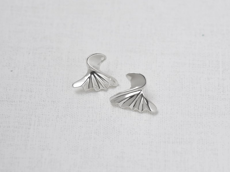 Flamenco (925 sterling silver earrings) - Cpercent handmade jewelry - ต่างหู - เงินแท้ สีเงิน