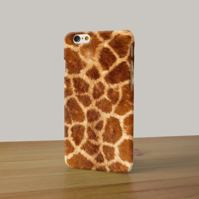 Giraffe wild animal pattern 116 3D Full Wrap Phone Case, available for  iPhone 7, iPhone 7 Plus, iPhone 6s, iPhone 6s Plus, iPhone 5/5s, iPhone 5c, iPhone 4/4s, Samsung Galaxy S7, S7 Edge, S6 Edge Plus, S6, S6 Edge, S5 S4 S3  Samsung Galaxy Note 5, Note 4, - เคส/ซองมือถือ - พลาสติก สีนำ้ตาล