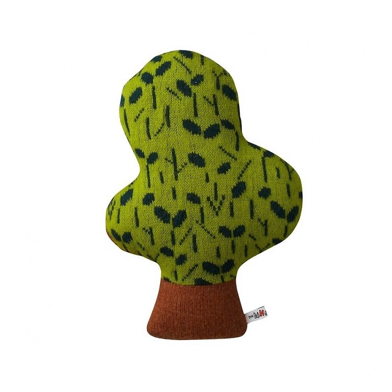 Oak Leaf Tree 造型抱枕-小 | Donna Wilson - 枕頭/咕𠱸 - 羊毛 綠色