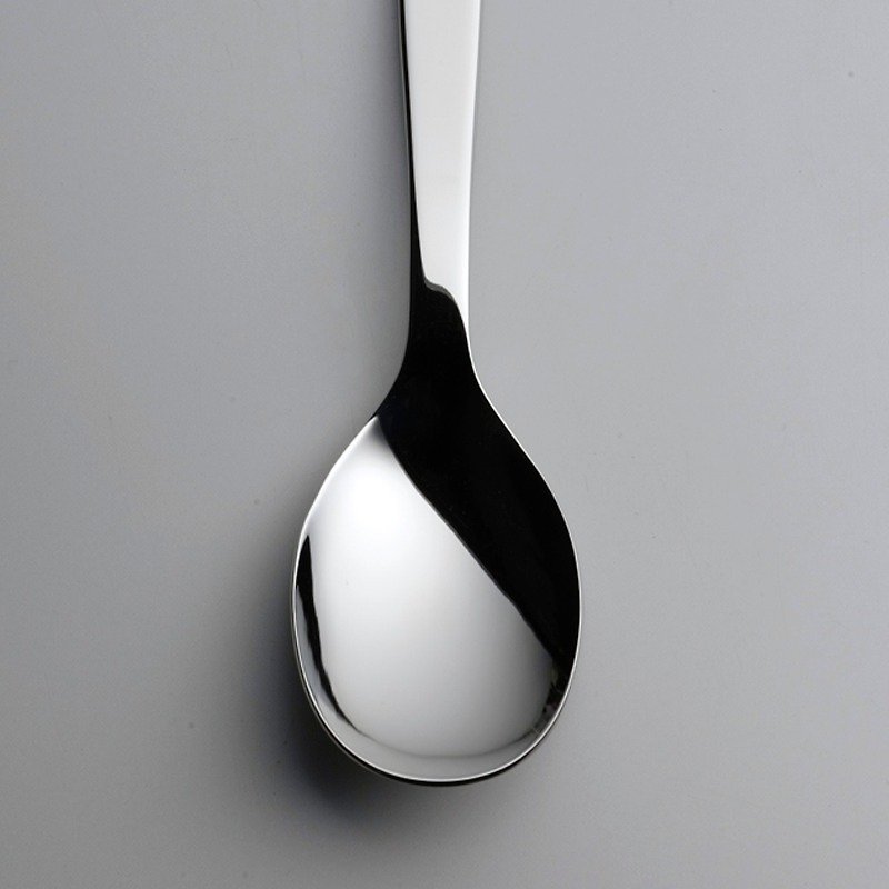 [Japan Shinko] Japanese designer series-Hejing main spoon designer-Shibata Fumie - ช้อนส้อม - สแตนเลส สีเงิน