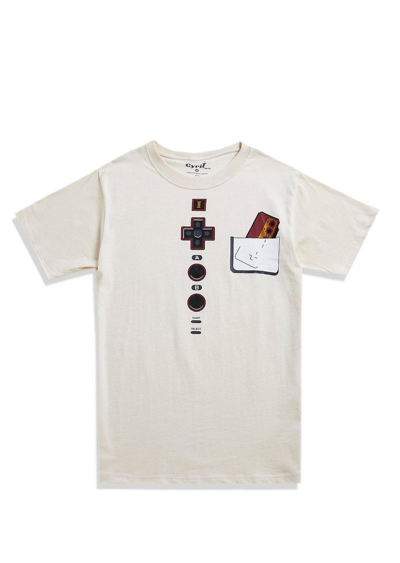 【Mapus】FamiCom概念T-shirt - 帽T/大學T - 棉．麻 多色