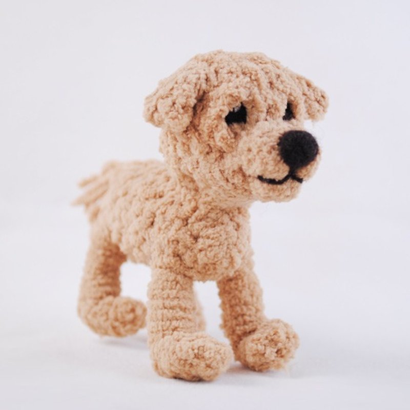 15cm pet cloned [feiwa Fei handmade doll pet doll] Meeks (Welcome to order your dog) - ตุ๊กตา - วัสดุอื่นๆ สีนำ้ตาล