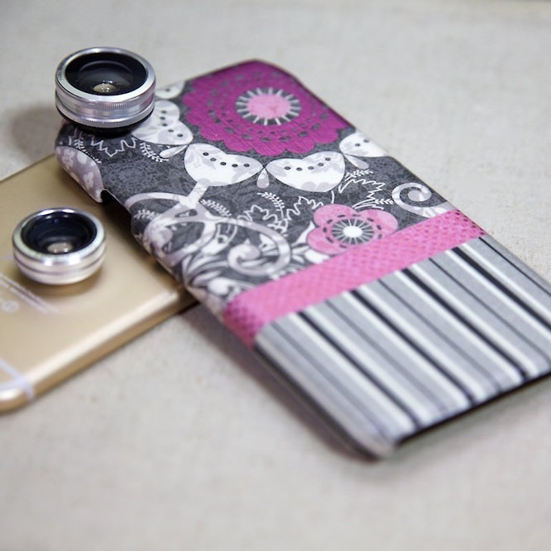 iPhone 6 鏡頭外殼：蕾絲芭蕾 - 手機殼/手機套 - 塑膠 紫色