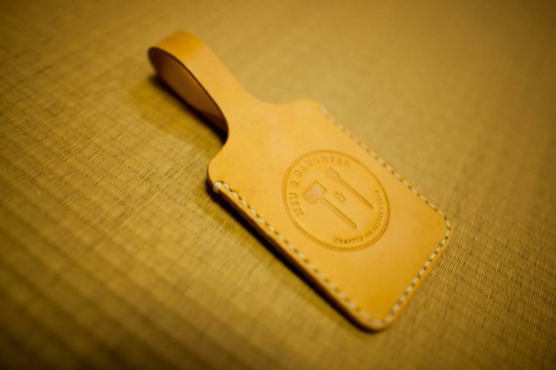 007 悠遊卡夾 - ID & Badge Holders - Genuine Leather Khaki