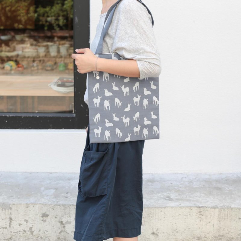 Double Kashima Japanese cotton bag - กระเป๋าถือ - วัสดุอื่นๆ สึชมพู