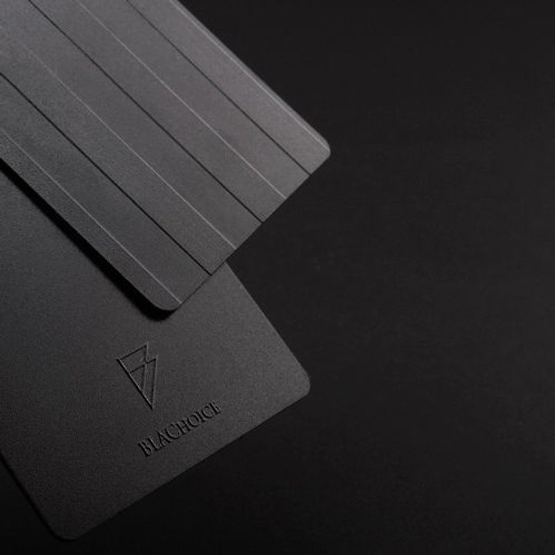 BLACK Easy card（條紋款) - 其他 - 其他材質 黑色