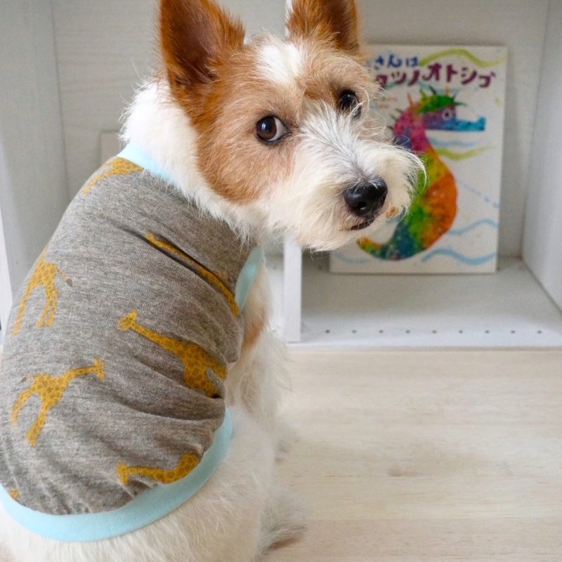 犬服 防蚊加工タンクトップ「Safari」L - 寵物衣服 - 其他材質 咖啡色