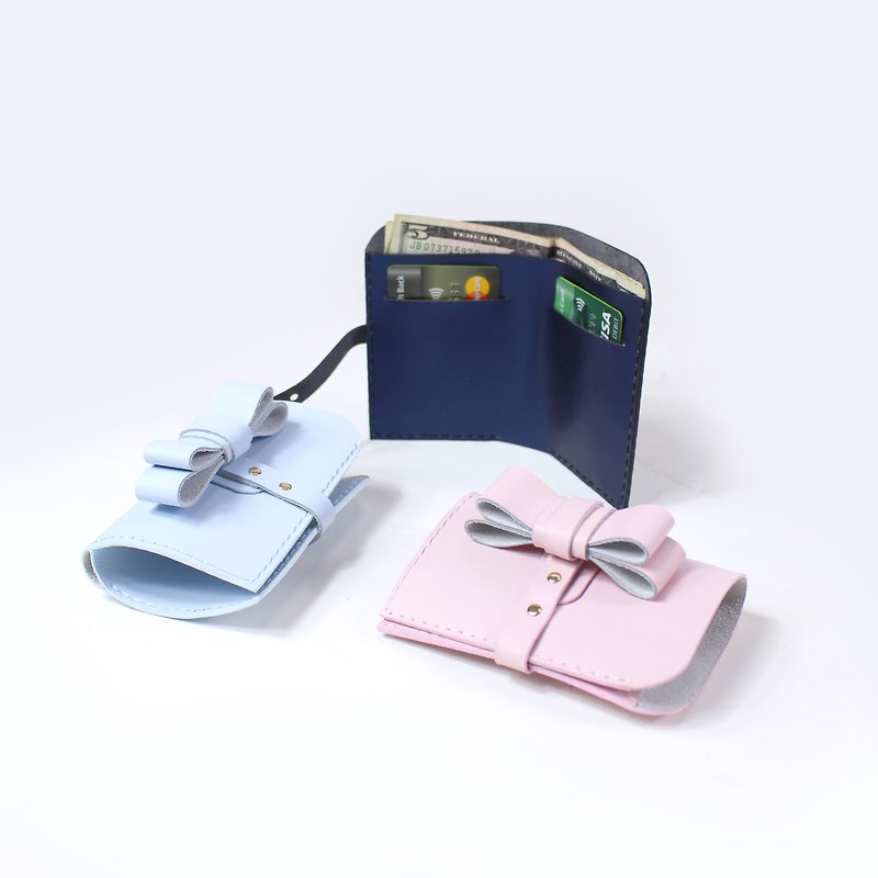 Zemoneni leather easy Purse Wallet all purpose for card and money notes - กระเป๋าสตางค์ - หนังแท้ หลากหลายสี