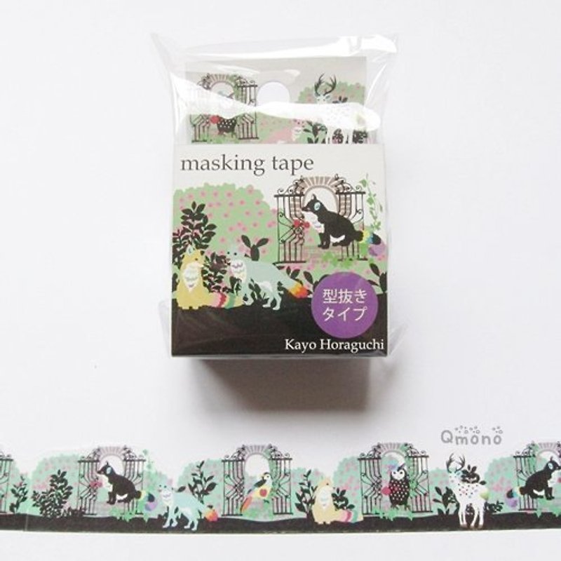 Kayo Horaguchi 洞口加代 花邊紙膠帶 (HK-MT-007 Let's Hang Out) - มาสกิ้งเทป - กระดาษ หลากหลายสี
