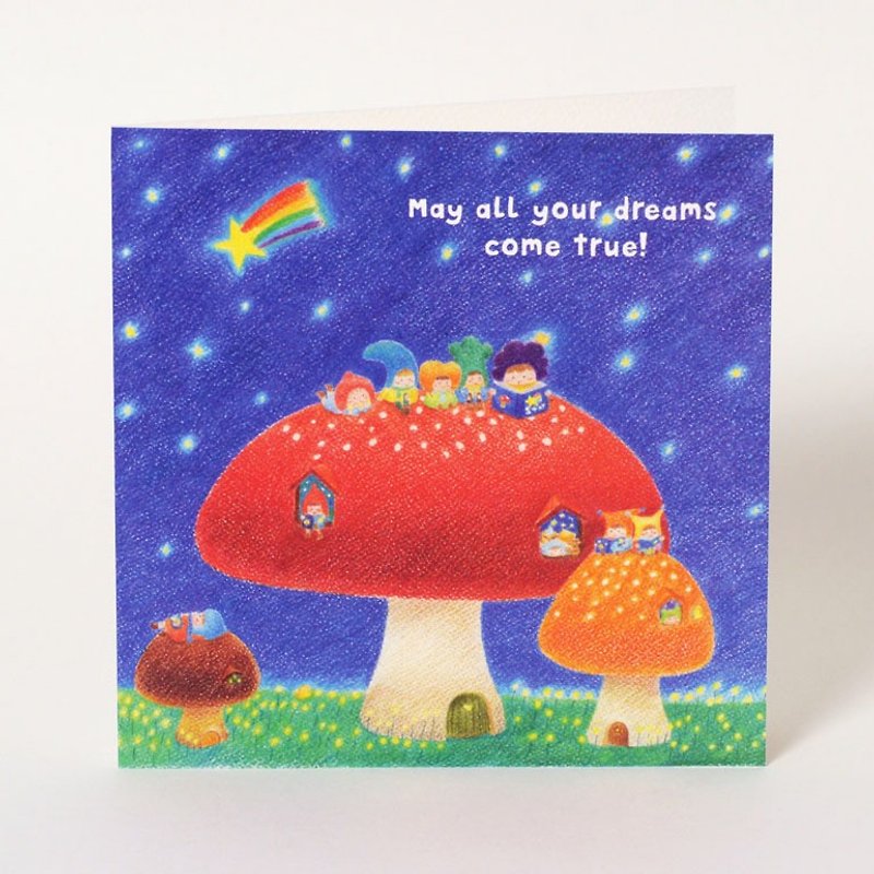 Mushroom Card - การ์ด/โปสการ์ด - กระดาษ หลากหลายสี