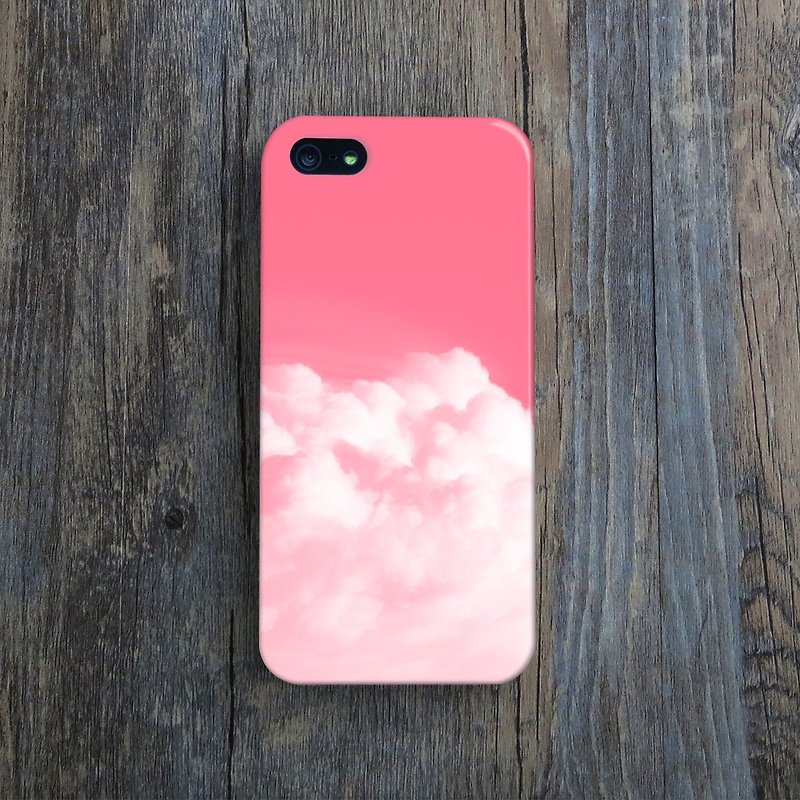 OneLittleForest - Original Mobile Case - iPhone 4, iPhone 5, iPhone 5c- clouds - Phone Cases - Other Materials Pink