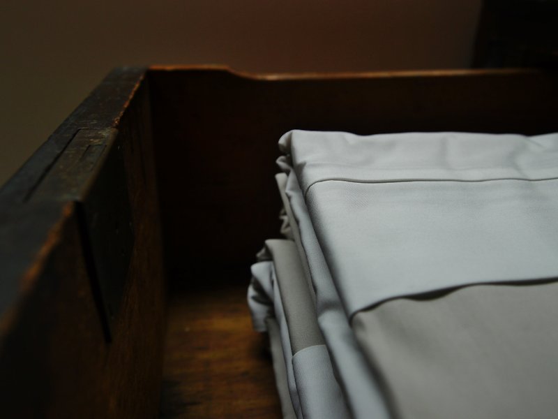 All About Us About those organic cotton quilt double standard (white / gray-brown flax) - Bedding - Cotton & Hemp White