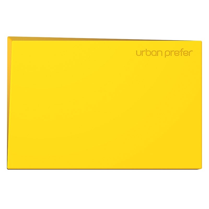 MEET+ business card case/top cover-yellow - Card Holders & Cases - Plastic Yellow