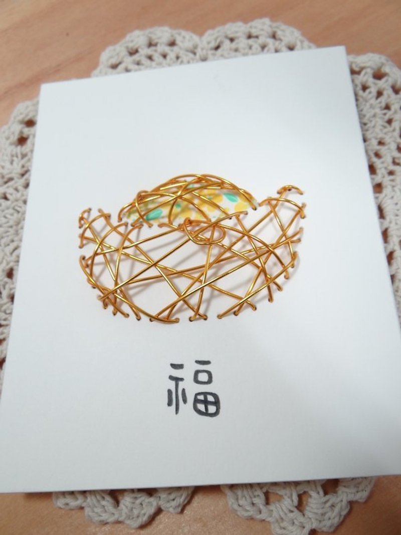 Super Tactile Aluminum Wire Pop-up Card~Gongxi Fa Cai Greeting Card - การ์ด/โปสการ์ด - กระดาษ หลากหลายสี
