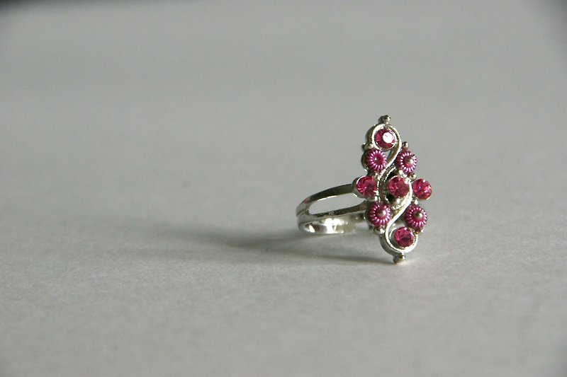 British silver ring lover - General Rings - Other Metals Pink