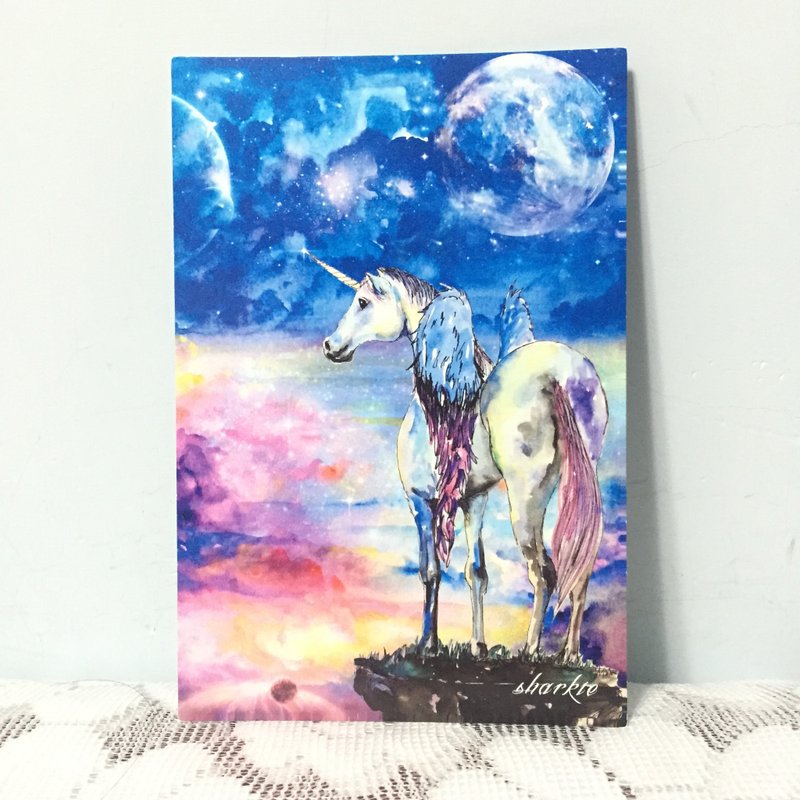 Moonlight 明信片 (Moonlight Postcard) - 卡片/明信片 - 紙 多色