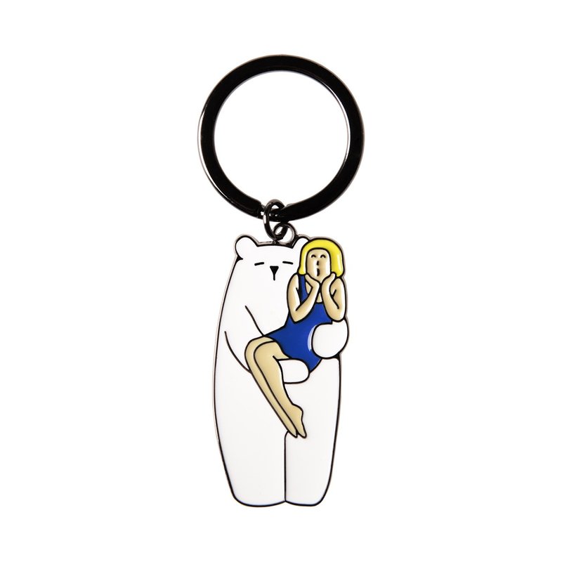 KIITOS key ring - bear hug paragraph - Keychains - Other Metals Multicolor