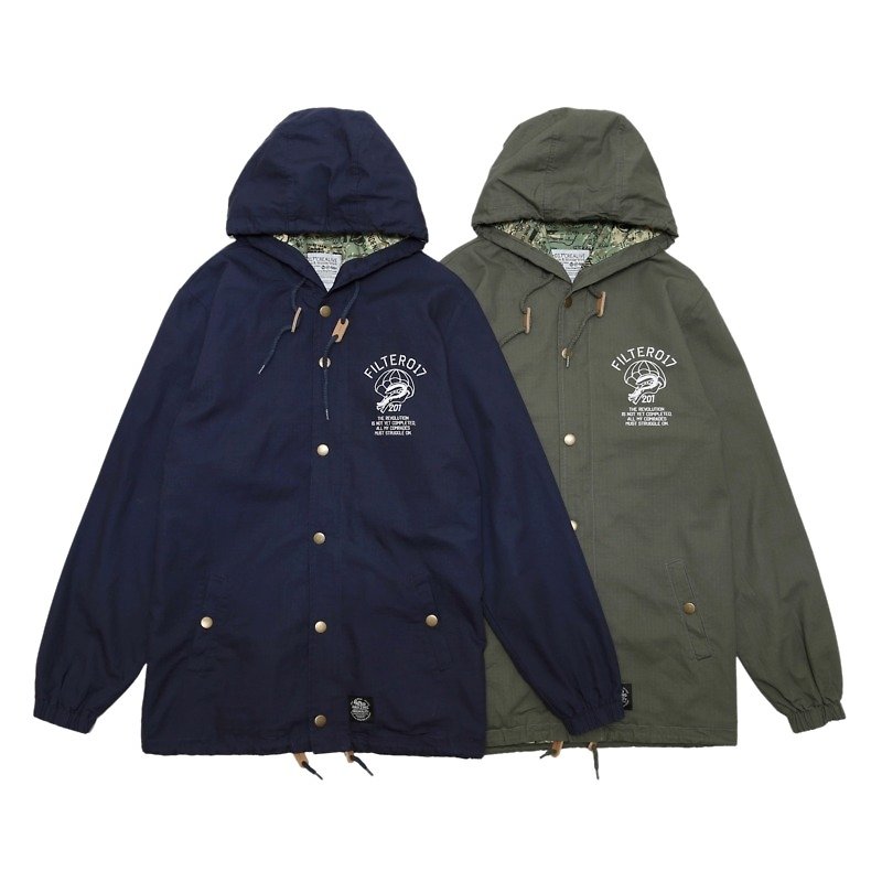 Filter017 HKT Collection: Military Hooded Jacket hunting squad Series: uniform Hoodie - เสื้อโค้ทผู้ชาย - วัสดุอื่นๆ หลากหลายสี
