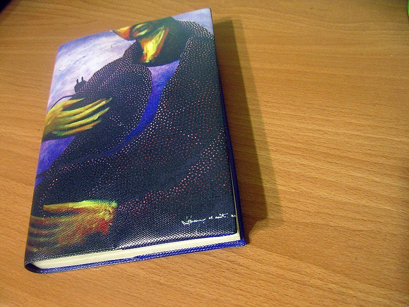 unplugged man I - A5 book cover - สมุดบันทึก/สมุดปฏิทิน - วัสดุกันนำ้ สีม่วง