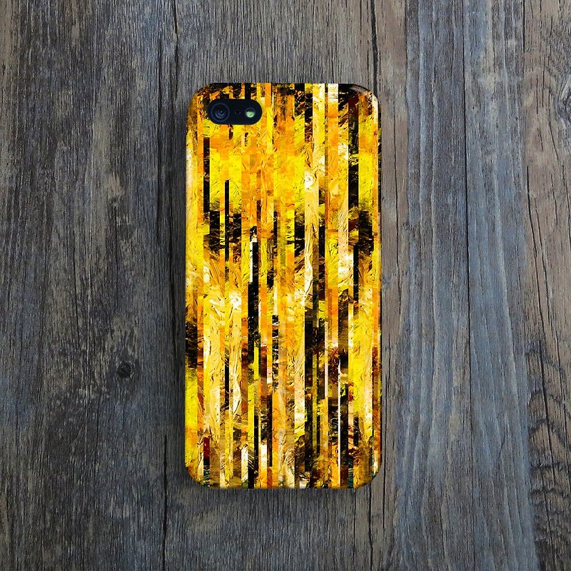 Art Collage - Designer iPhone Case. Pattern iPhone Case. - เคส/ซองมือถือ - พลาสติก สีเหลือง