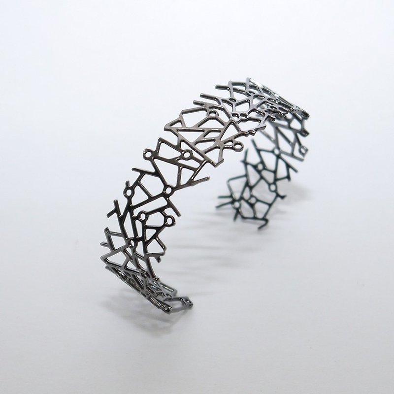 Fine Edition geometric bracelet - Bracelets - Other Metals Black