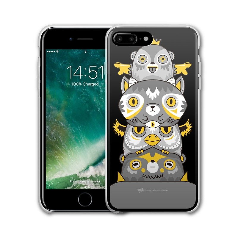 AppleWork iPhone 6/7/8 Plusオリジナルデザインケース -  DGPH PSIP-347 - スマホケース - プラスチック イエロー