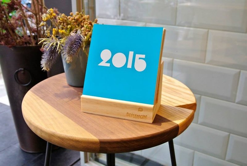 [PINKOI Internet Exclusive!] Dimanche 2015 desk calendar print product ▲ ▲ - Notebooks & Journals - Paper Multicolor