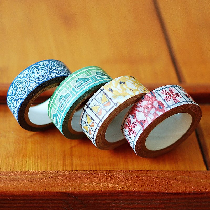 Old house Yan paper tape sets - มาสกิ้งเทป - กระดาษ หลากหลายสี
