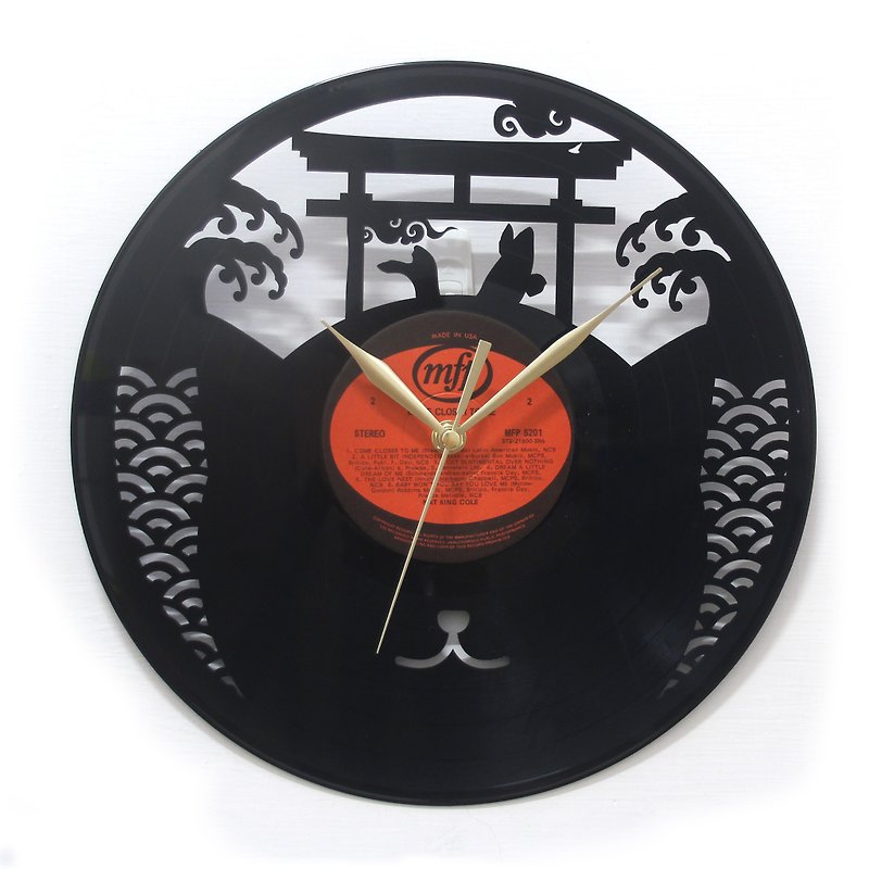 I am a cat vinyl clock - นาฬิกา - วัสดุอื่นๆ สีแดง