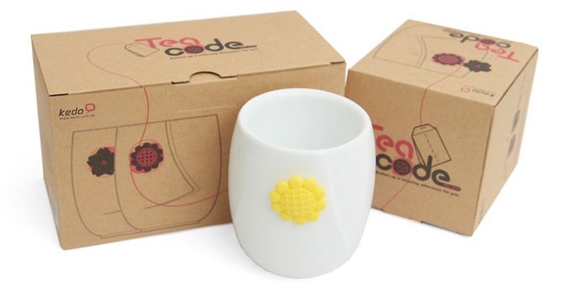 kedo Flower Code Cup 花扣杯雙入組 - 咖啡杯 - 其他材質 