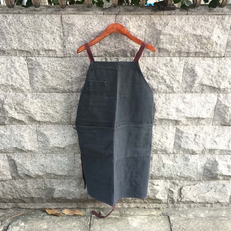 Sienna worker overalls apron - ผ้ากันเปื้อน - วัสดุอื่นๆ สีดำ