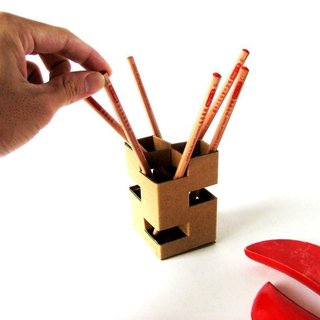 Fortune (Large) Pencil + 2 concave-convex pen holder