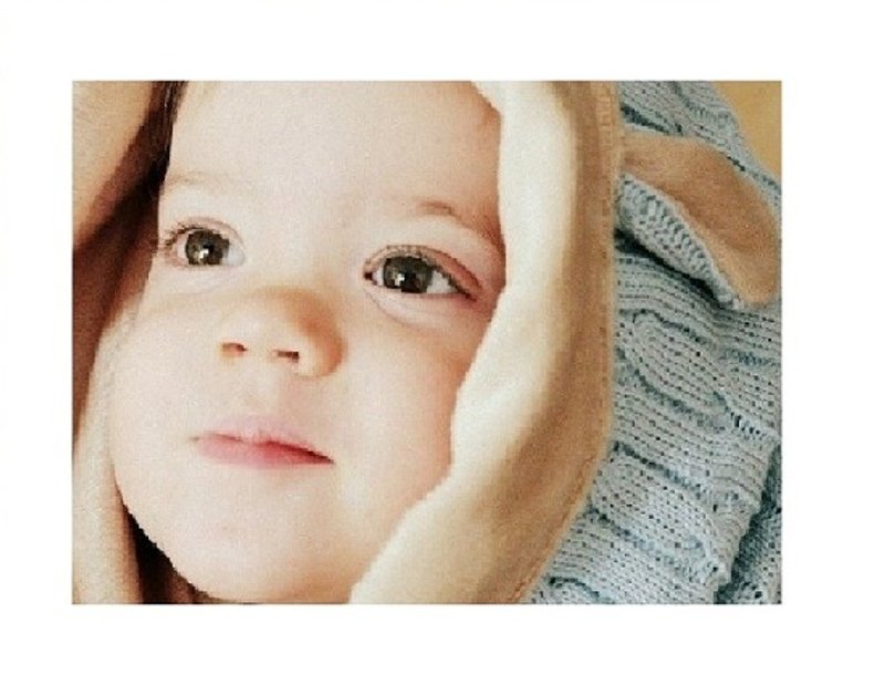 [European] system Boska's Teddies hat around - children style (light blue) - ผ้ากันเปื้อน - ผ้าฝ้าย/ผ้าลินิน สีน้ำเงิน